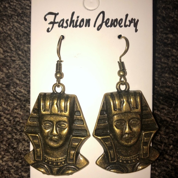 Vintage Pharaoh Earrings - Picture 3 of 8